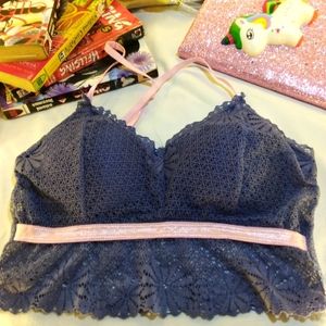 Blue bralette